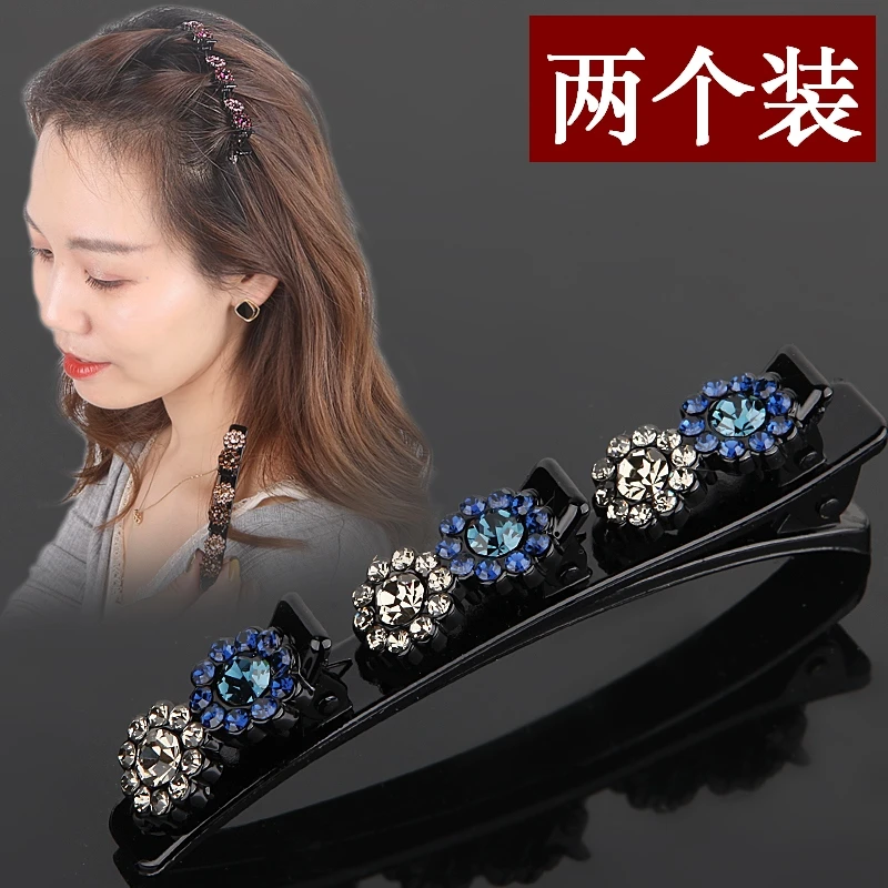 亚克力发饰 前额碎发整理神器编发发箍边夹刘海头箍夹子碎发夹79