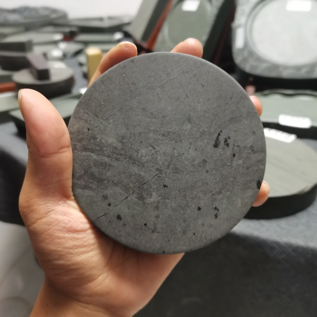 洮砚砚墨盒洮河砚小砚台砚台直径10.5