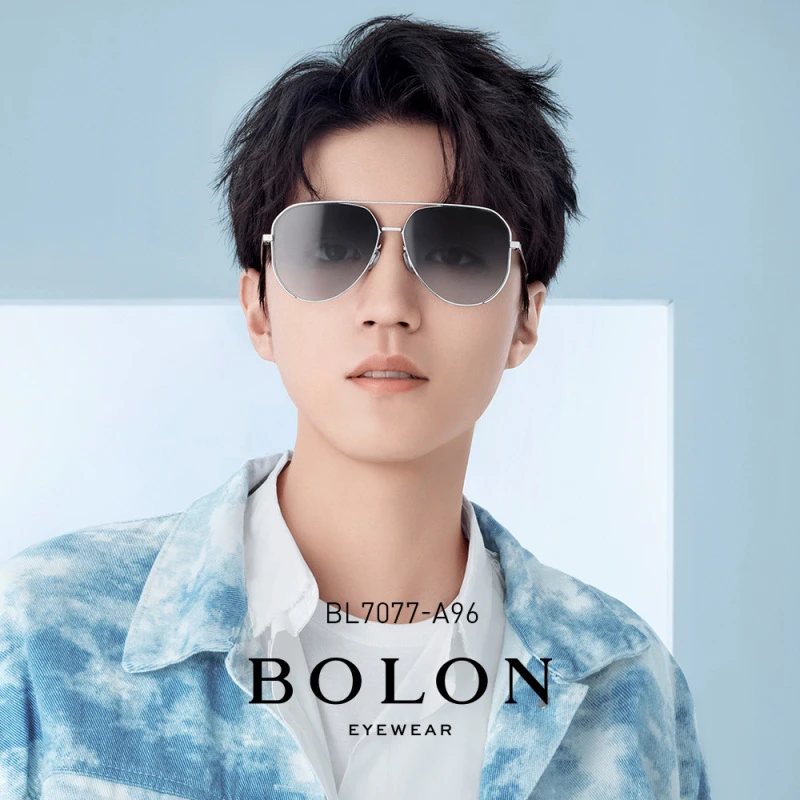 BOLON暴龙飞行员框墨镜王俊凯同款太阳镜开车眼镜BL7077&BL7078