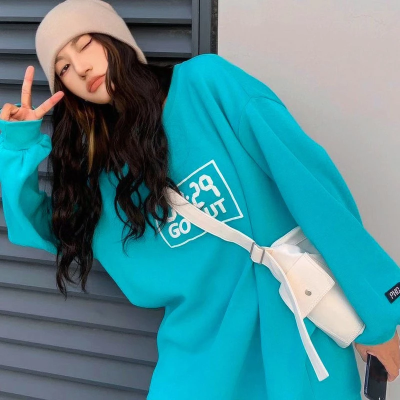 0292【金拐子专属】PHORM新款休闲长袖卫衣两件套女H08513136