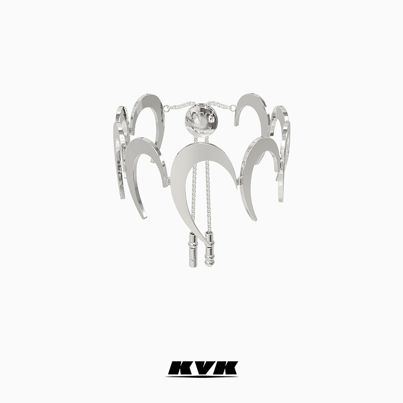 KVK 铜合金手链 尖爪蛛液游猎系列 时尚手链不规则个性设计感官旗