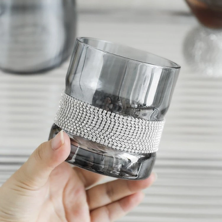 态生活设计师轻奢钻石仙女水晶玻璃酒杯威士忌洋杯冷水杯
