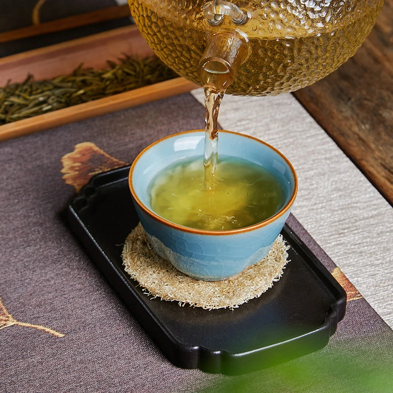 天琅哥窑圆融杯高端礼品伴手礼自用 主人杯品茗茶具茶器茶杯瓷器