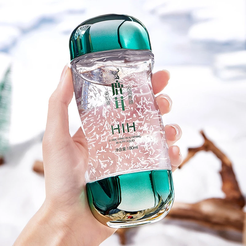 HIH鹿茸沁润养颜美肌液 保湿淡纹弹润透亮滋润清爽抛光精华液吸收