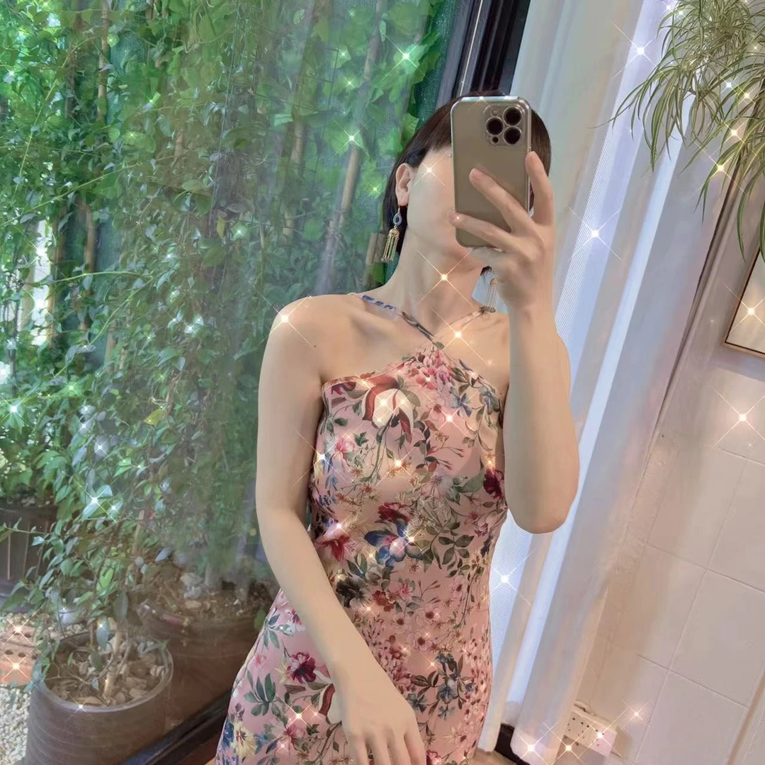 2498繁花似锦吊带