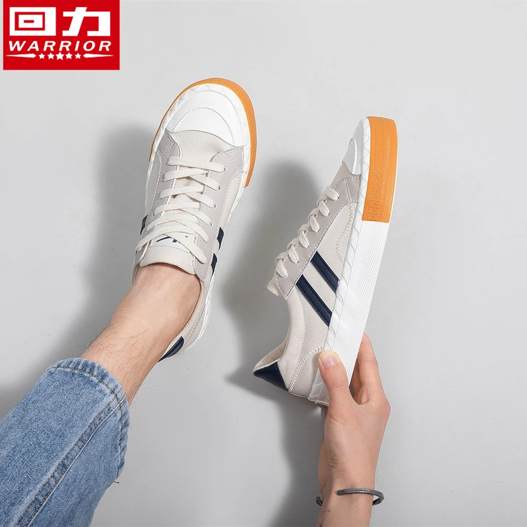 Warrior/回力帆布鞋2022年春夏新款百搭潮流情侣低帮休闲鞋C179