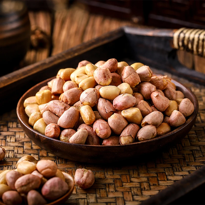 五香花生米农家无油炒花生泡茶下酒办公室零食香酥花生米无壳酥脆