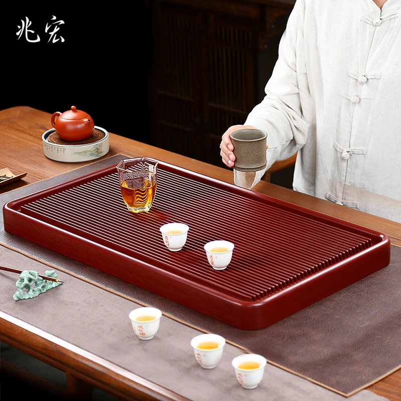 兆宏电木茶盘高端简约家用功夫茶台桌面专用茶盘大气轻奢茶海办公