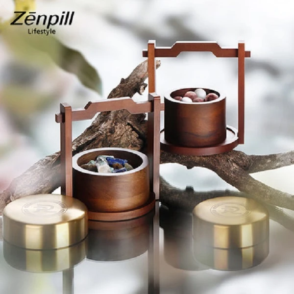 Zenpill中式提盒香薰室内稳定散香手工木质散香大礼盒