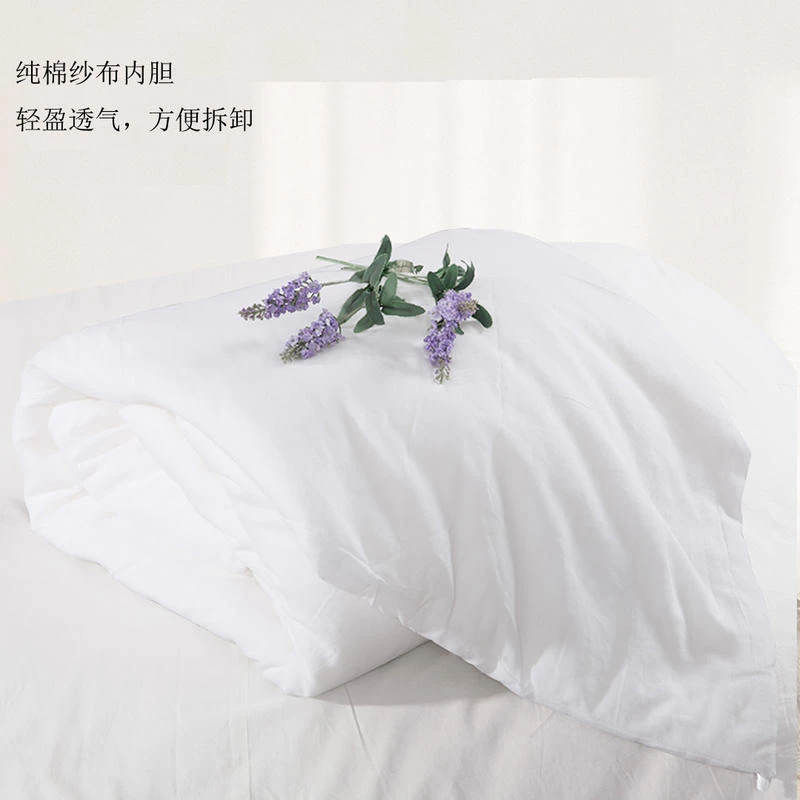 【纱布柞丝被】现场制做柞蚕丝蚕丝被手工夏凉被空调被学生婚庆被子