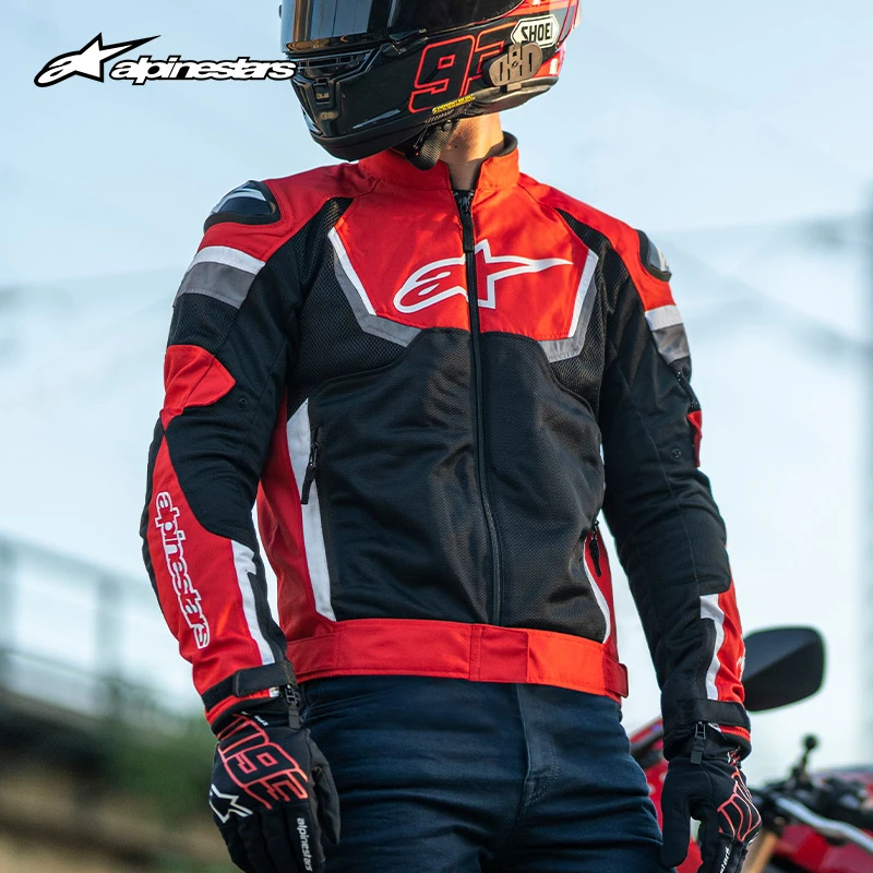 a星alpinestars T-GP IGNITION AIR夏季网眼骑行服男通风透气