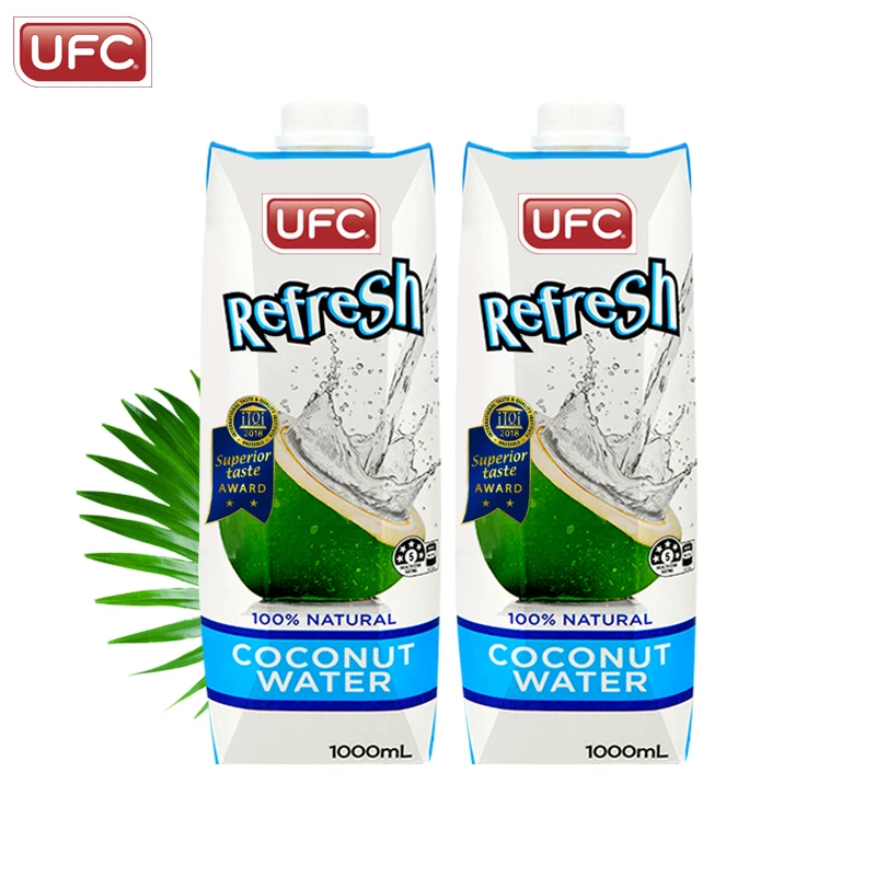 泰国进口 UFC 椰子水孕妈辣妈必备 1000ml*2瓶常温包装新鲜快速