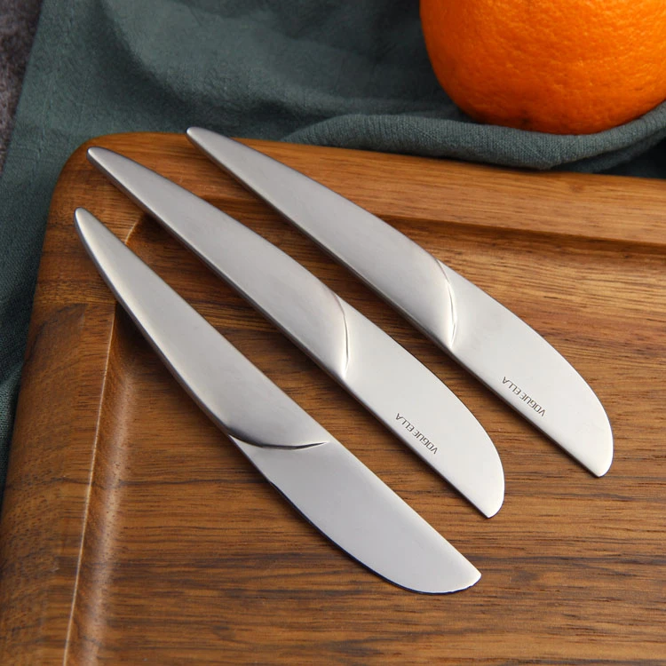 一支装VE北欧风砂光切黄油刀面包片切刀芝士刀沙拉酱花生酱抹刀