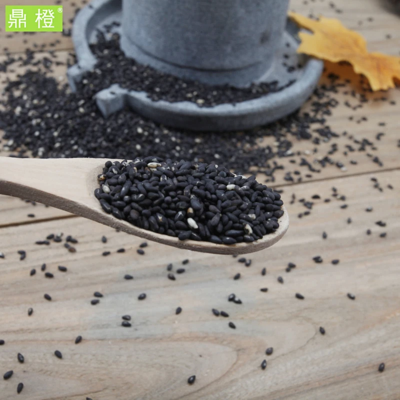 鼎橙 熟芝麻即食 熟黑芝麻 干净无沙 500g饱满皮薄