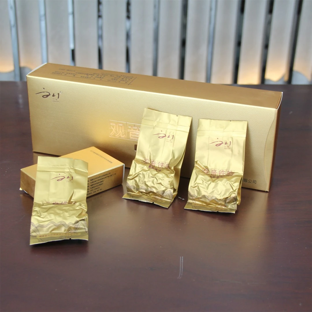 刘协宗安溪铁观音 碳焙浓香型 炒米香花果香225克 口粮茶盒装醇厚