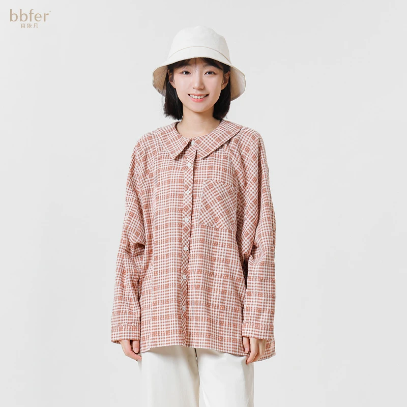 【部分微瑕，N，O褪N，O焕！介意慎拍】本依凡秋季女士衬衣ETSCY0095