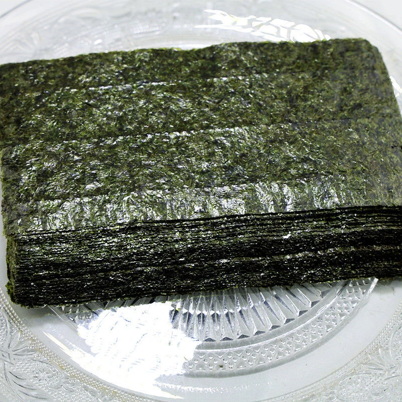 饭团专用半切海苔100张三角饭团紫菜包饭材料即食商用海苔片批发
