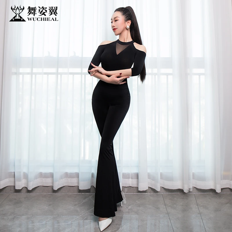 XT799 舞姿翼修身形体练功服套装