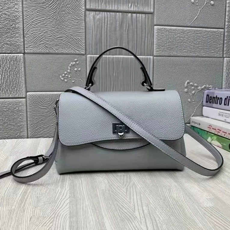 头层牛皮女士手提轻奢时尚真皮女包时尚气质单肩0062新款包包女