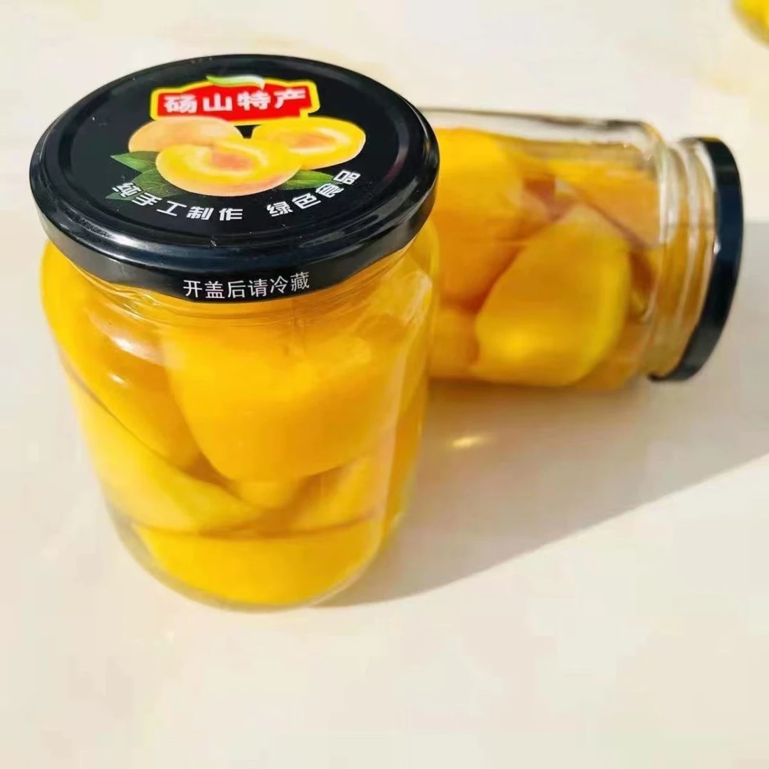 砀山特产梨【黄桃罐头脆甜可口老少皆宜6*罐装4*罐装脆爽