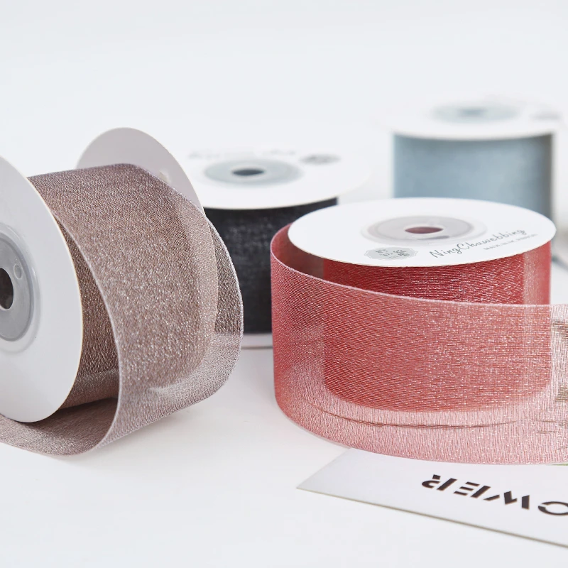 透明丝带纱带雪纺织带绸带缎带彩带布条花束手工diy礼物材料稠带