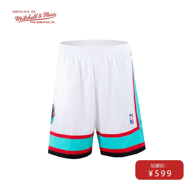 Mitchell&Ness MN-NBA灰熊加索尔01年SW复古篮球运动潮篮球短裤C