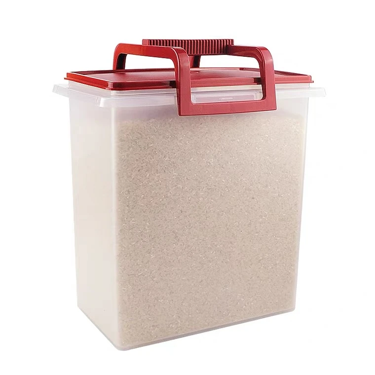 10L手提方桶密封腌泡桶保鲜米仓长方形防尘防虫防漏