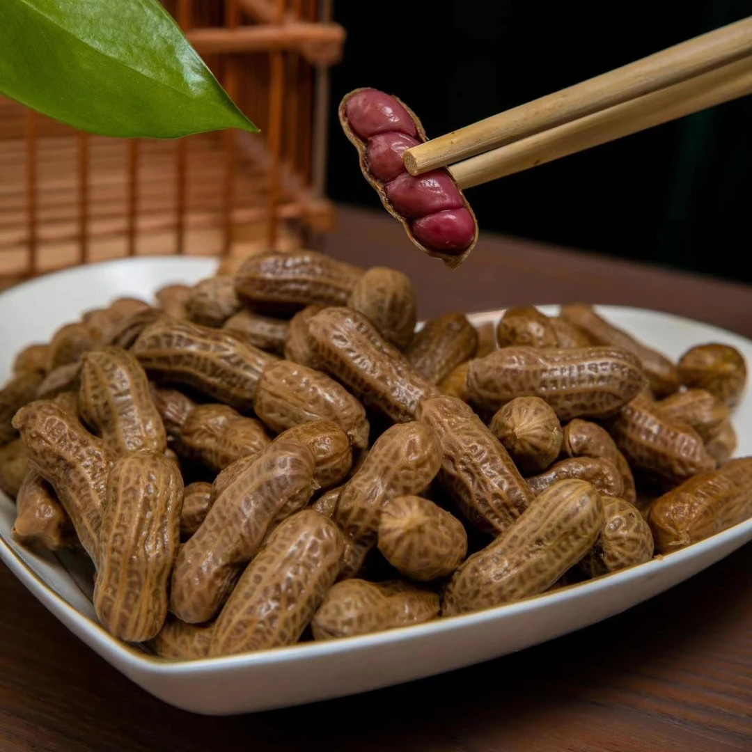 松喜果【二哥】严选五香水煮花生500g*3袋零食下酒菜健康即食商用