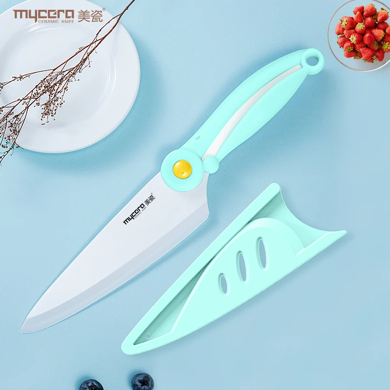 mycera/美瓷火烈鸟家用菜刀陶瓷刀锋利多用刀切菜刀宝宝辅食刀具