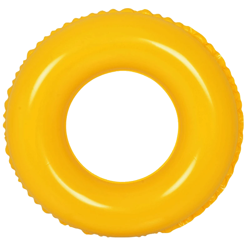 粉丝专享 50cm黄色儿童游泳圈（适合2-6岁）