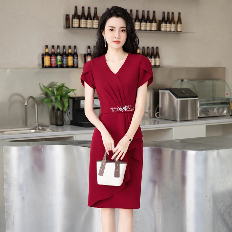 喜婆婆婚宴装晚礼服高端小个子新娘妈妈参加婚礼服高贵年轻洋气夏