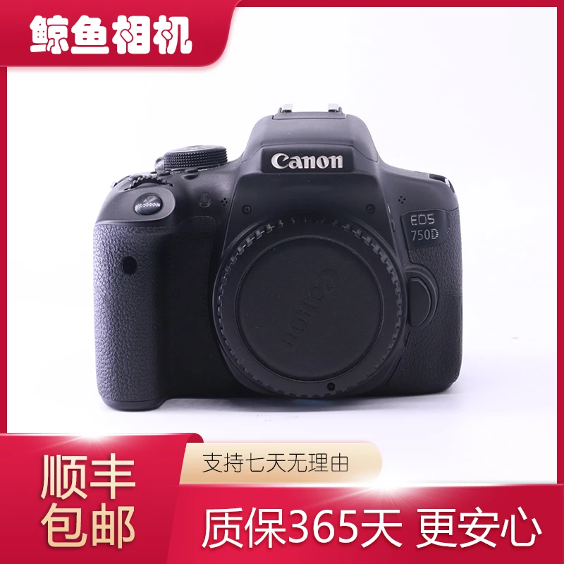 99新 Canon/佳能 EOS 750d 二手相机 APS画幅相机入门级拍照摄影