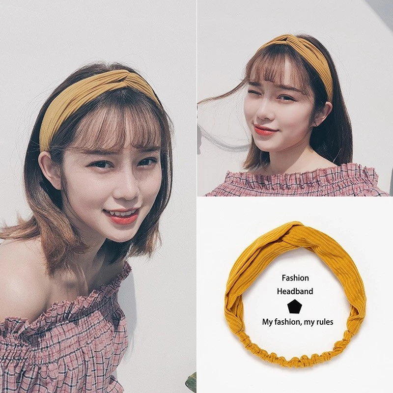 JIAOLANKA/娇兰卡 钛钢发饰 韩版气质发箍宽边发带女绑发简约洗脸