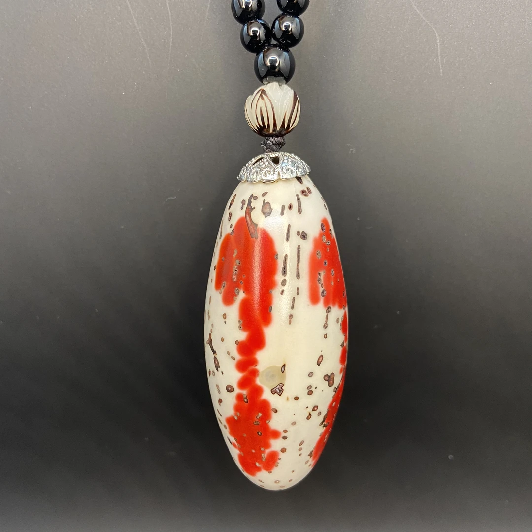 千眼菩提彩色把件踏雪寻梅