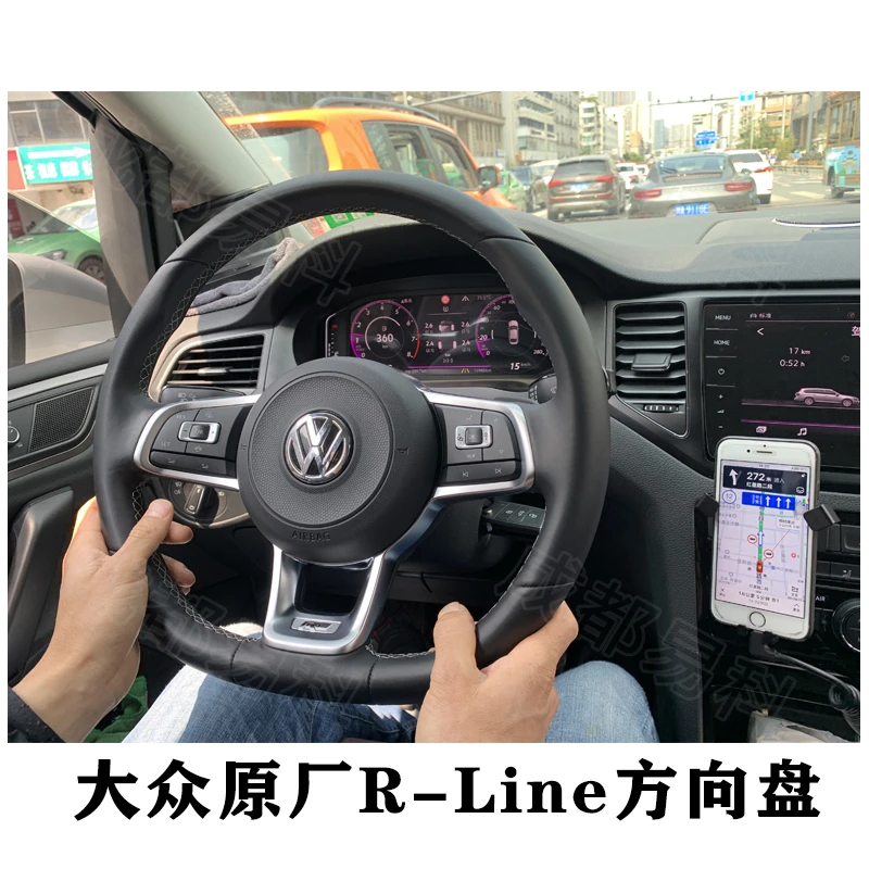 大众原厂高尔夫七R迈腾凌渡速腾多功能运动R-line盘方向盘带拨片