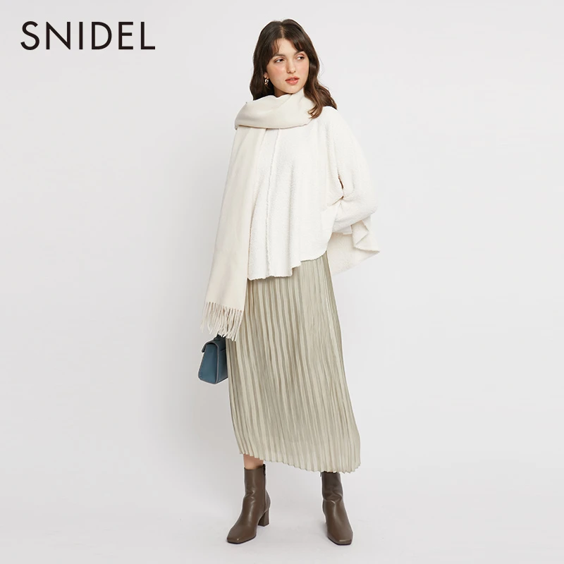 SNIDELHOME春夏甜美减龄短绒宽松蝙蝠斗篷家居服尤莱特SHNT211002