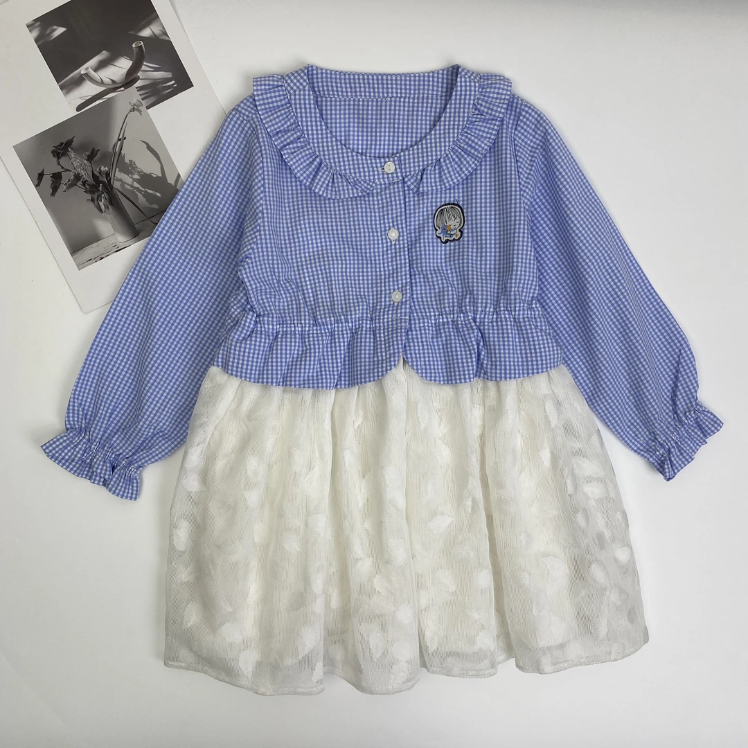 【2件26】女童夏款梭织连衣裙8012001