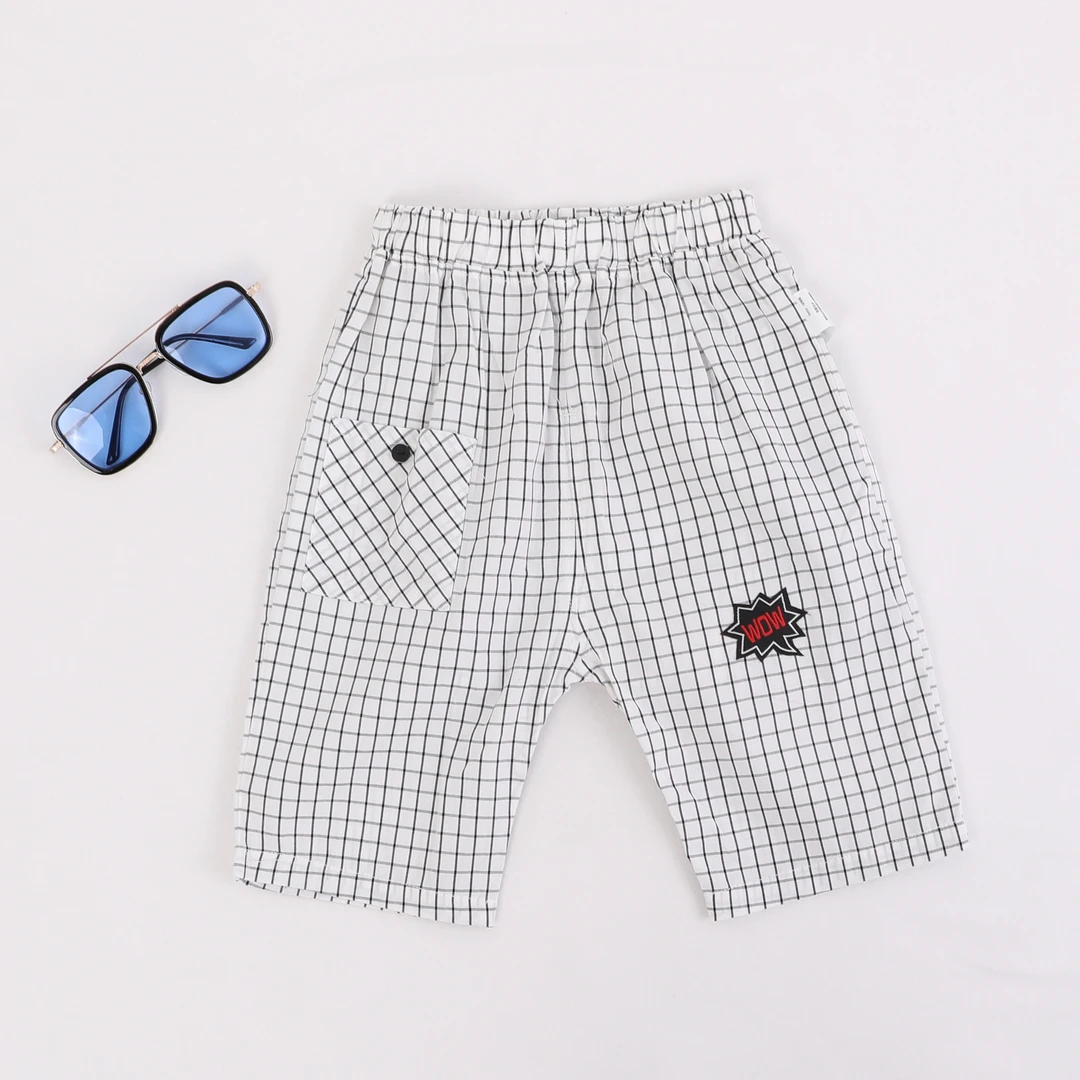 童装夏季梭织小哈伦七分裤8021907