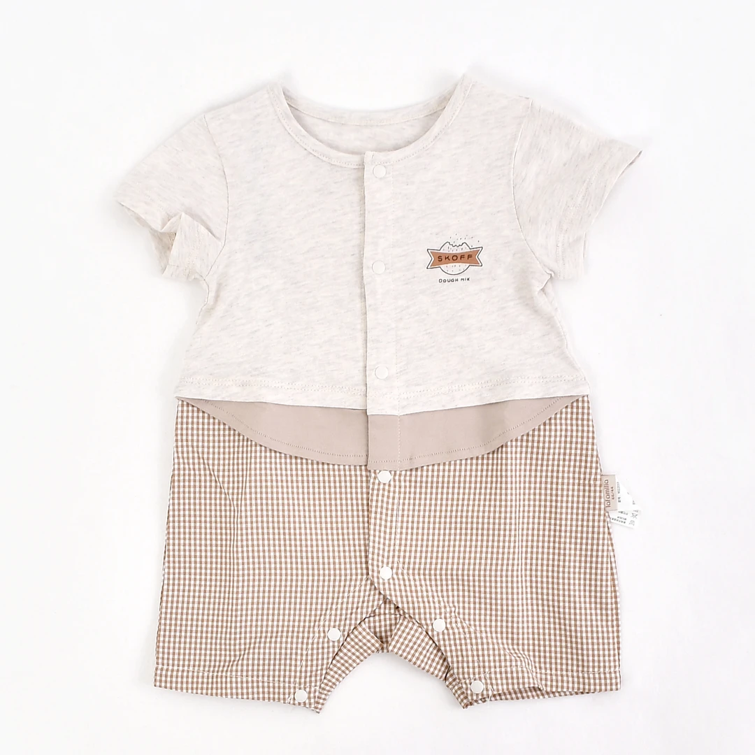 童装夏款针织连体服9022033