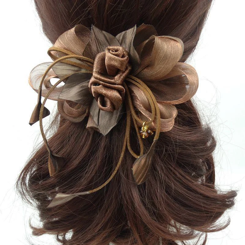 LinKingz/林肯仕无金属布艺发饰韩式复古宴会配饰发夹百搭头饰