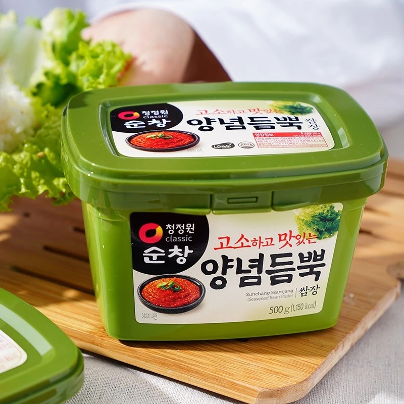 清净园包饭酱韩国烤肉酱料韩式蒜蓉辣酱韩国烤肉韩式拌饭酱蒜蓉酱