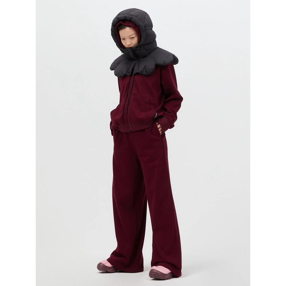 【米儿精选】UPON PRO新品时尚抽绳宽松休闲阔腿裤拖地喇叭长裤女