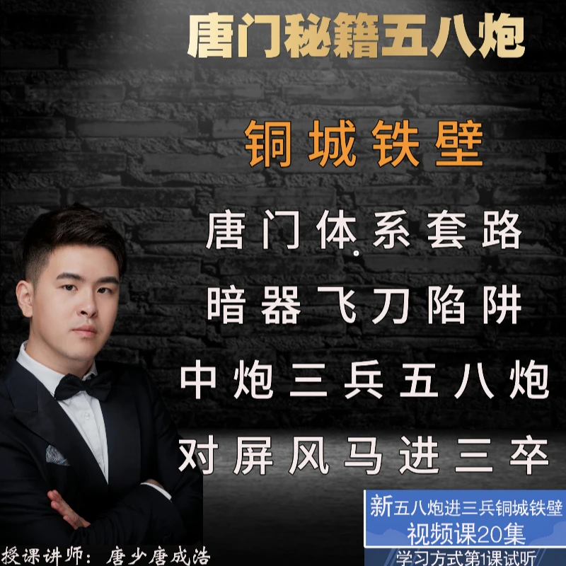 新五八炮进三兵铜城铁壁【视频课】