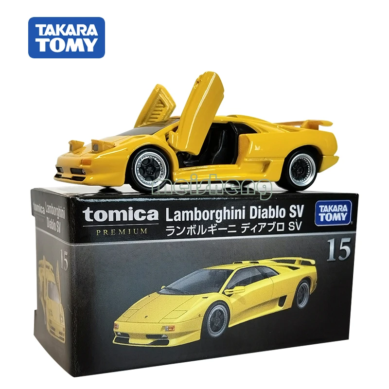 兰博基尼-TOMY多美卡ZHK黑盒TOMICA合金车模TP15ZBK