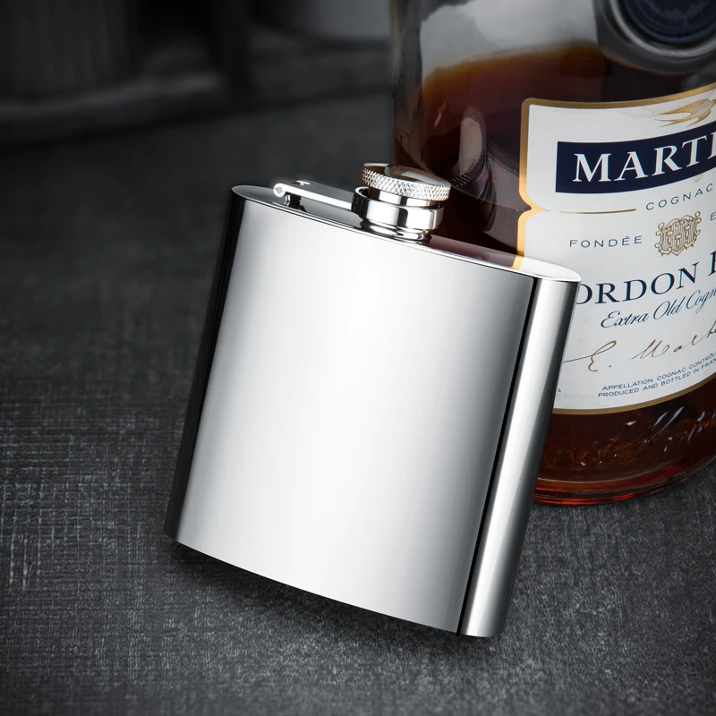 摩登MODERN不锈钢酒壶 户外随身小酒壶老式高档酒壶 男士创意礼物