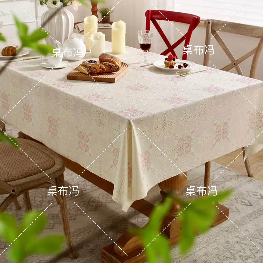 升级版加厚pvc桌布防水防油防烫免洗茶几布餐桌布家用防滑桌布