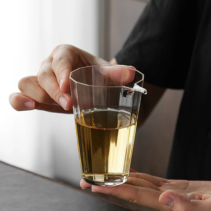 玻璃公道杯冰激凌公杯茶装耐热茶海茶具高端分茶器