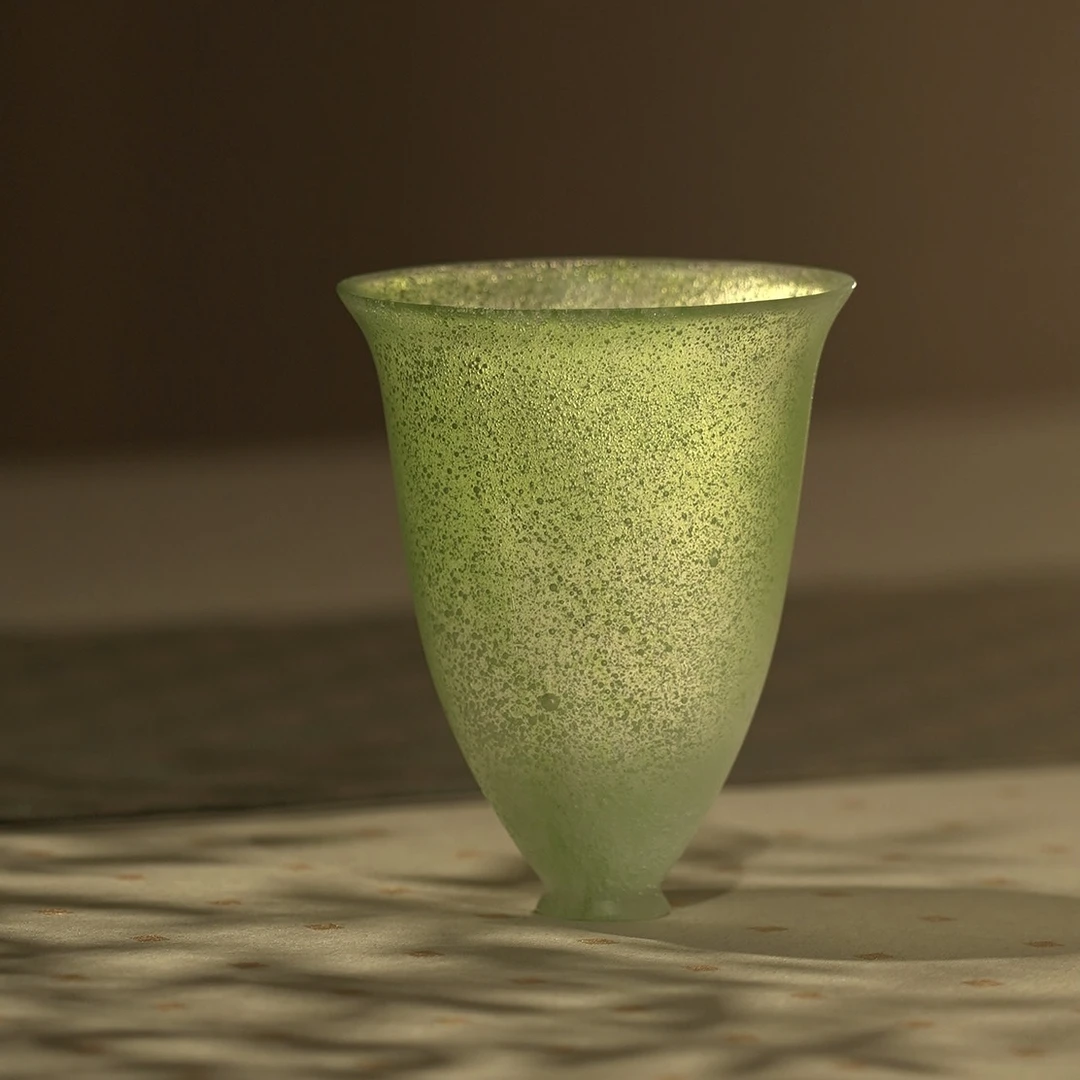 见山/洛神杯/纯手工琉璃酒杯/主人杯