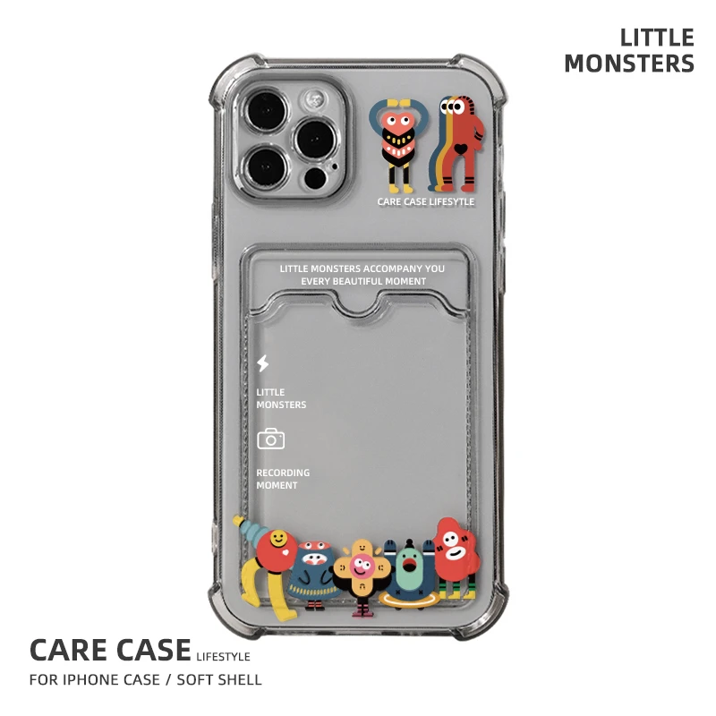 CAECASE 小怪兽卡套手机壳 适用于苹果iPhone16 15 14 13 Pro Max