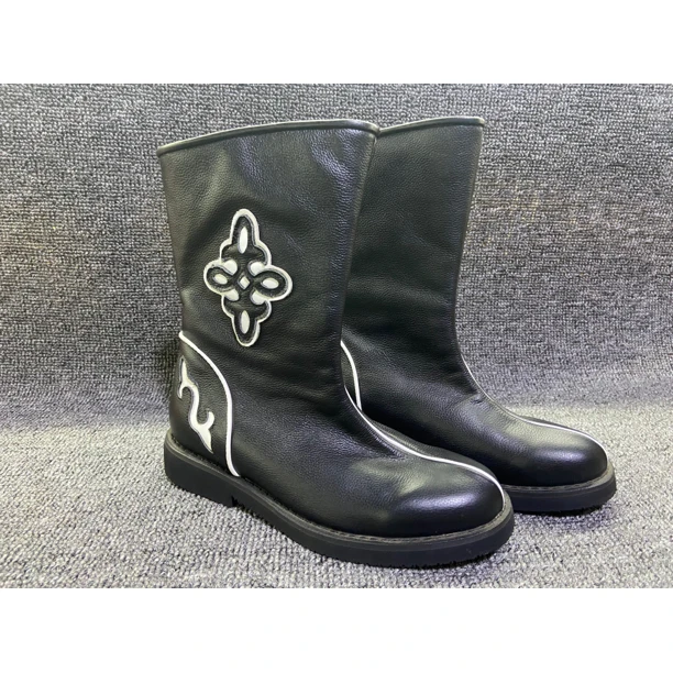 女款夏季单靴外表头层牛皮内里加绒鞋底耐磨轻便柔软舒适